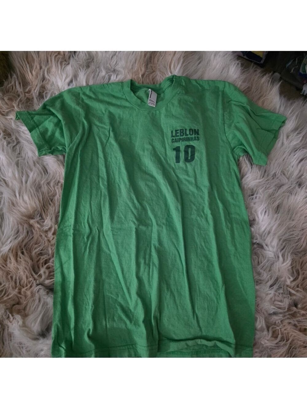 American Apparel Green Crew Neck T Shirt Medium